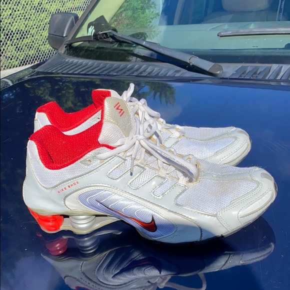 Shoes | Nike Shox R5 68 White Red Silver 311322 016 Sz12 | Poshmark